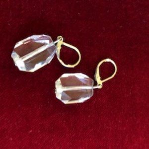 Geometric Plexi  Drop Earrings